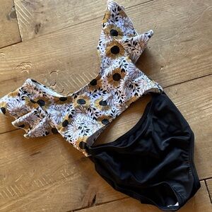 Sunflower Delight Kids Bikini Set